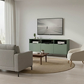Ashbourne Multi Media TV Unit with Drop Doors Reed Green from Roseland Furniture