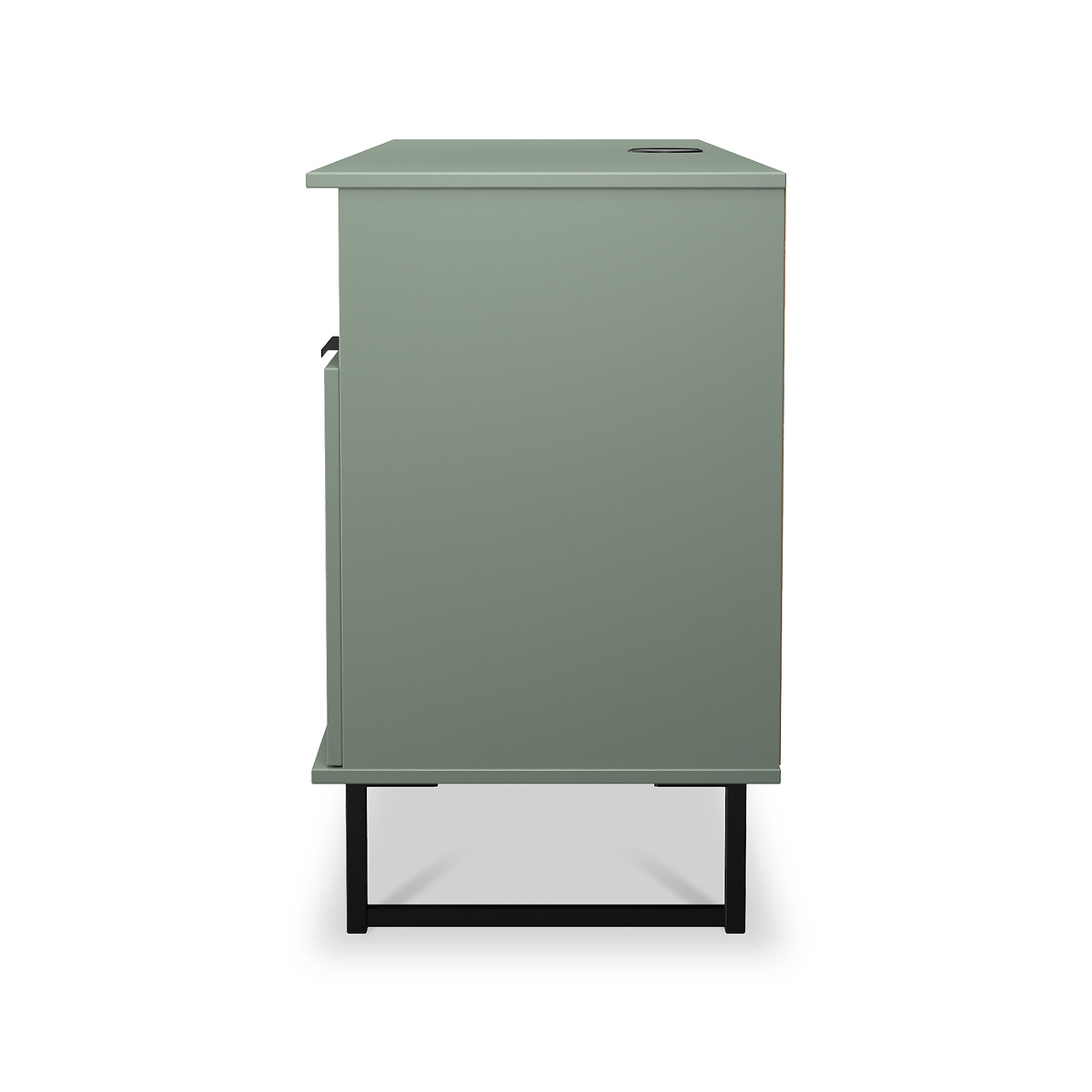 Ashbourne Multi Media TV Unit with Drop Doors Reed Green from Roseland Furniture