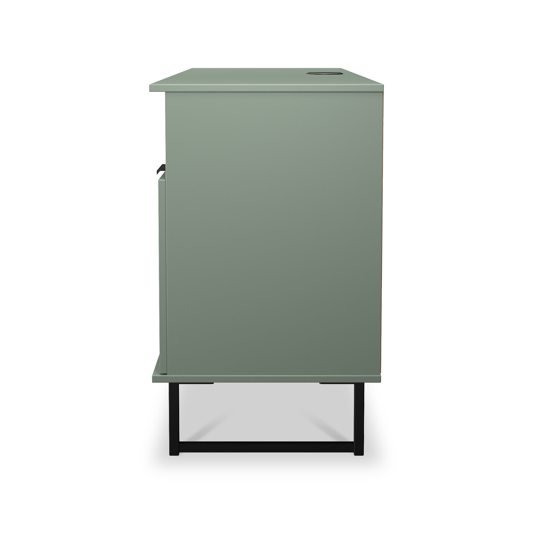 Ashbourne Multi Media TV Unit with Drop Doors Reed Green from Roseland Furniture