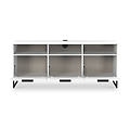 Ashbourne Multi Media TV Unit with Drop Doors White Matt from Roseland Furniture