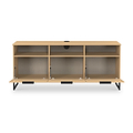 Ashbourne Multi Media TV Unit with Drop Doors Yellow Matt from Roseland Furniture
