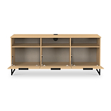Ashbourne Multi Media TV Unit with Drop Doors Yellow Matt from Roseland Furniture
