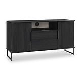Ashbourne Multi Media TV Unit Black Ash from Roseland Furniture