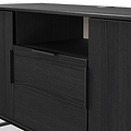 Ashbourne Multi Media TV Unit Black Ash from Roseland Furniture