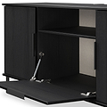 Ashbourne Multi Media TV Unit Black Ash from Roseland Furniture