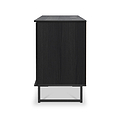 Ashbourne Multi Media TV Unit Black Ash from Roseland Furniture