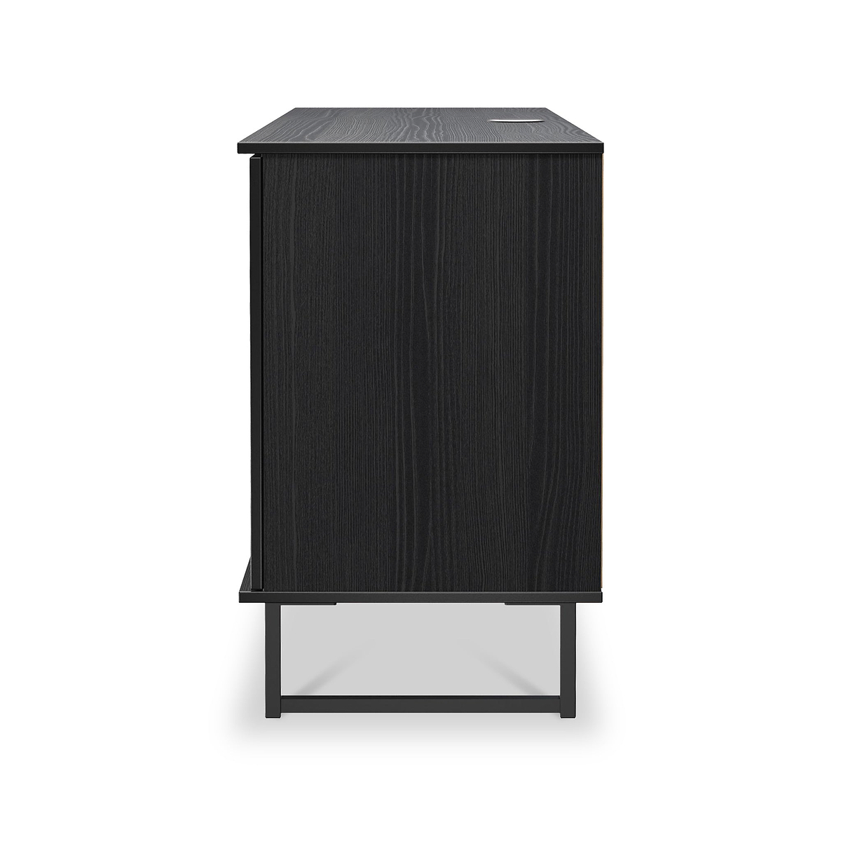 Ashbourne Multi Media TV Unit Black Ash from Roseland Furniture