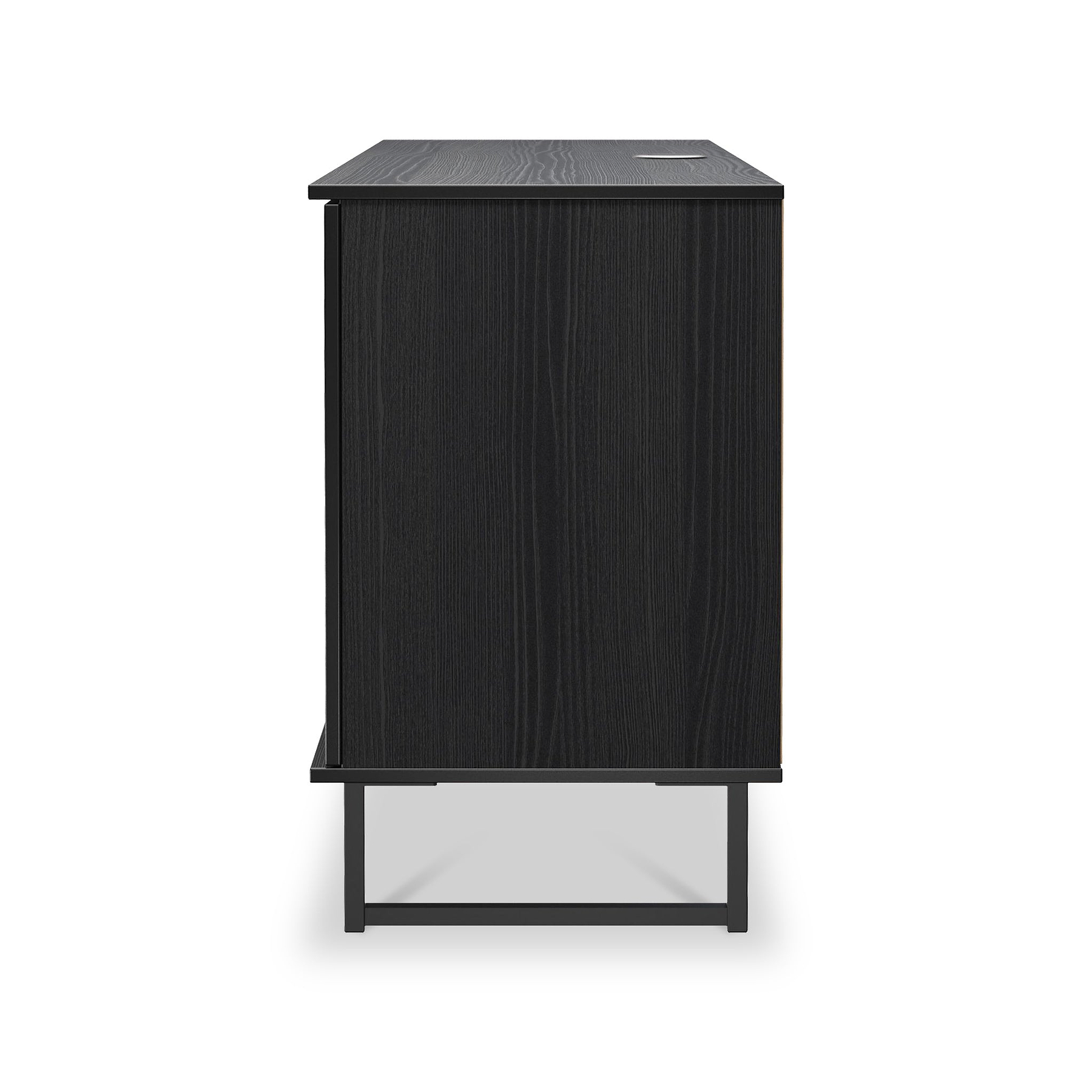 Ashbourne Multi Media TV Unit Black Ash from Roseland Furniture