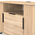 Ashbourne Multi Media TV Unit Oak from Roseland Furniture