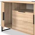 Ashbourne Multi Media TV Unit Oak from Roseland Furniture