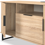 Ashbourne Multi Media TV Unit Oak from Roseland Furniture