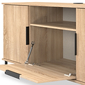 Ashbourne Multi Media TV Unit Oak from Roseland Furniture