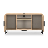 Ashbourne Multi Media TV Unit Oak from Roseland Furniture