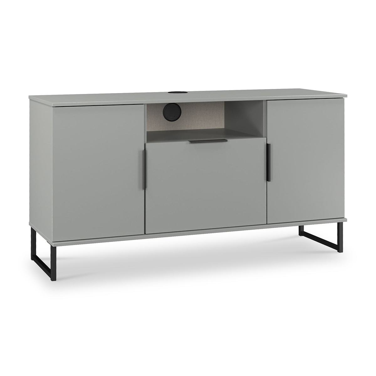 Ashbourne Multi Media TV Unit Dusk Grey from Roseland Furniture