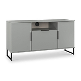 Ashbourne Multi Media TV Unit Dusk Grey from Roseland Furniture