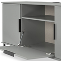 Ashbourne Multi Media TV Unit Dusk Grey from Roseland Furniture