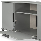 Ashbourne Multi Media TV Unit Dusk Grey from Roseland Furniture