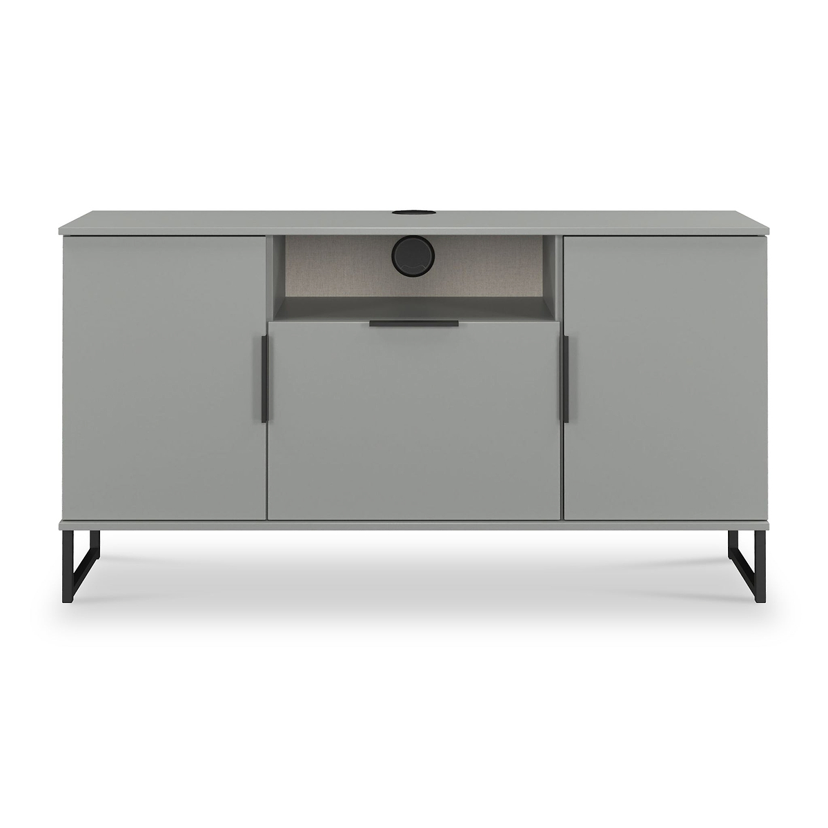 Ashbourne Multi Media TV Unit Dusk Grey from Roseland Furniture