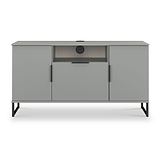 Ashbourne Multi Media TV Unit Dusk Grey from Roseland Furniture