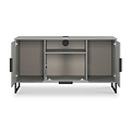 Ashbourne Multi Media TV Unit Dusk Grey from Roseland Furniture