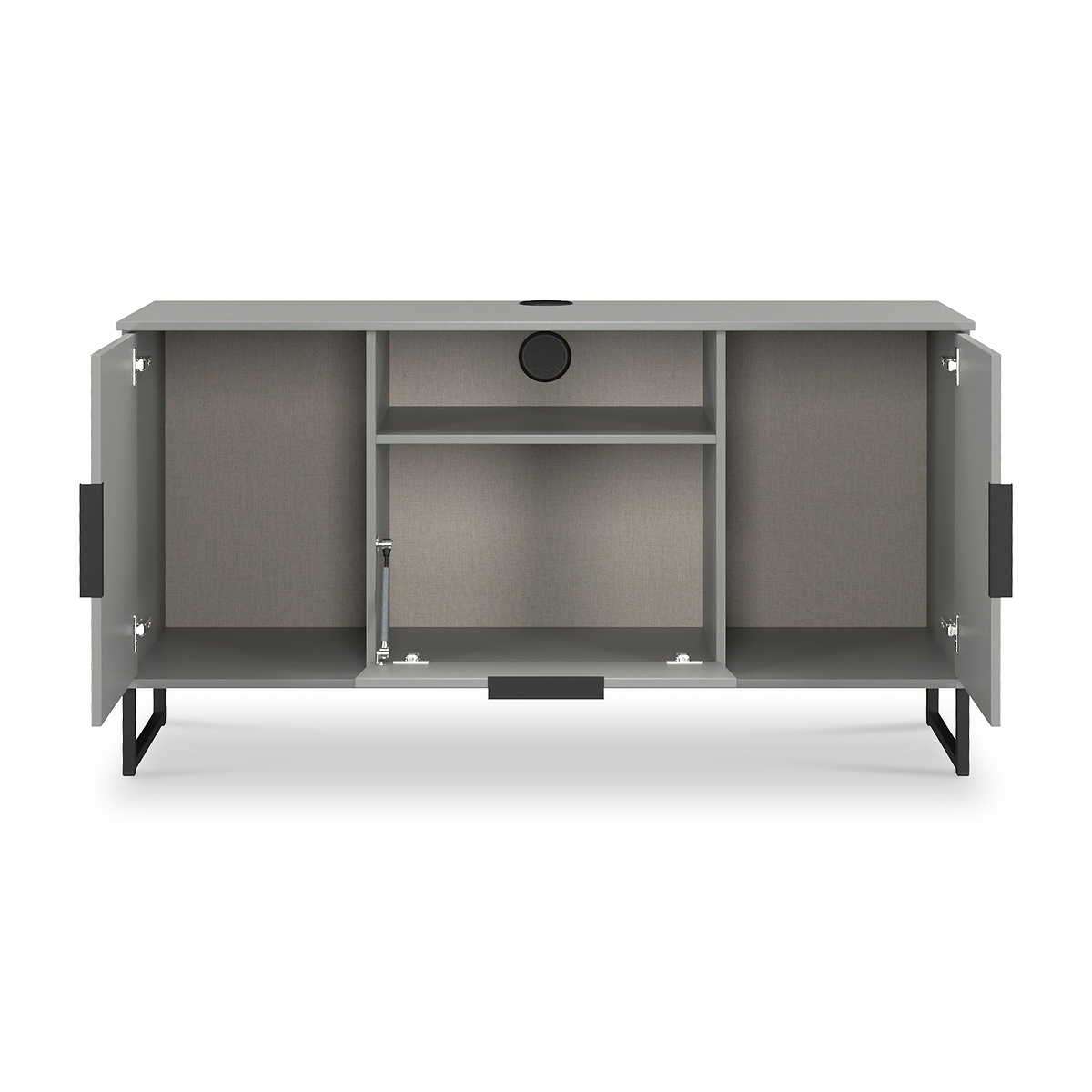 Ashbourne Multi Media TV Unit Dusk Grey from Roseland Furniture