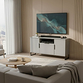 Ashbourne Multi Media TV Unit Dusk Grey from Roseland Furniture