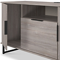 Ashbourne Multi Media TV Unit Grey Oak from Roseland Furniture