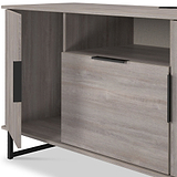 Ashbourne Multi Media TV Unit Grey Oak from Roseland Furniture