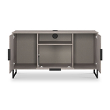 Ashbourne Multi Media TV Unit Grey Oak from Roseland Furniture