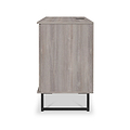 Ashbourne Multi Media TV Unit Grey Oak from Roseland Furniture