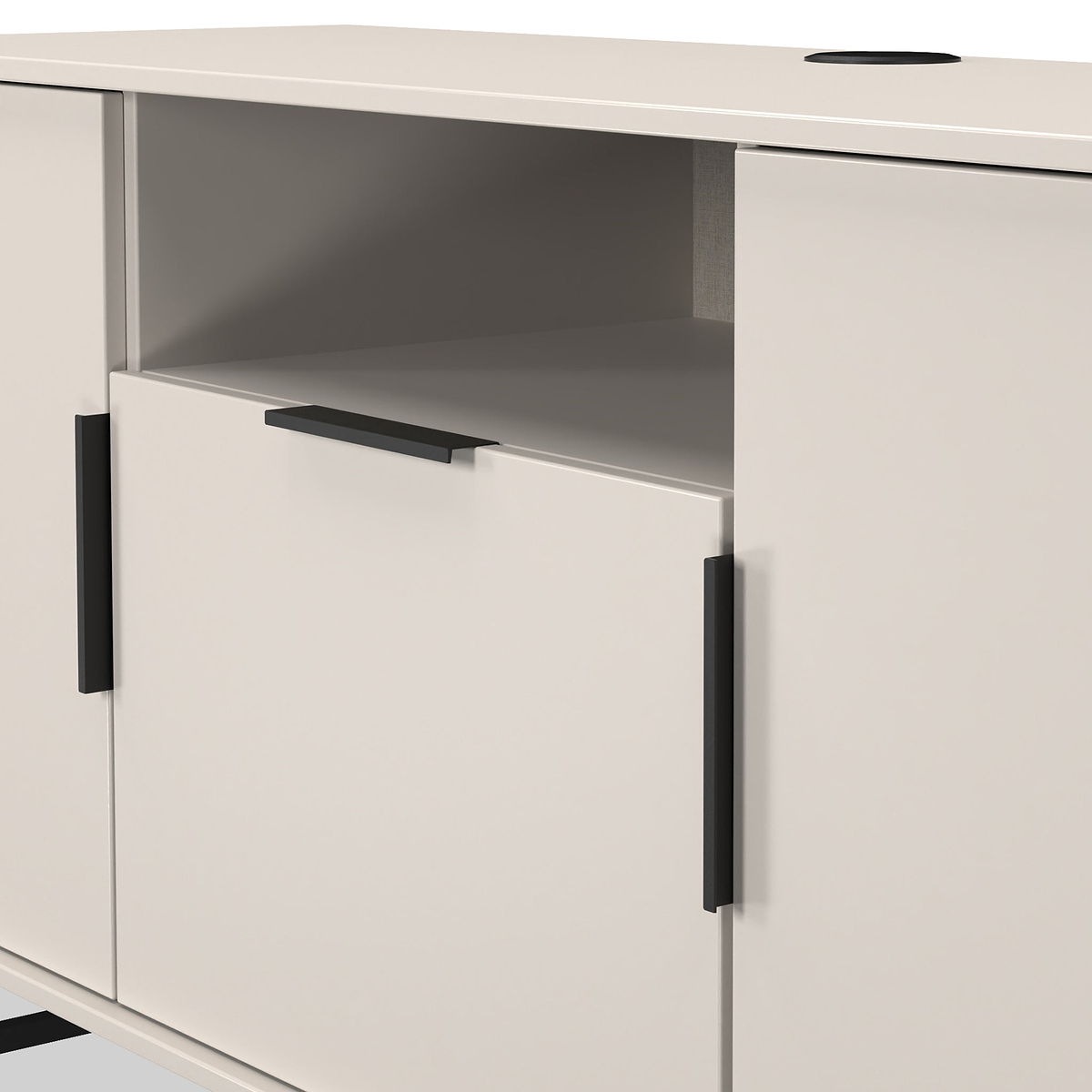Ashbourne Multi Media TV Unit Cashmere Matt from Roseland Furniture