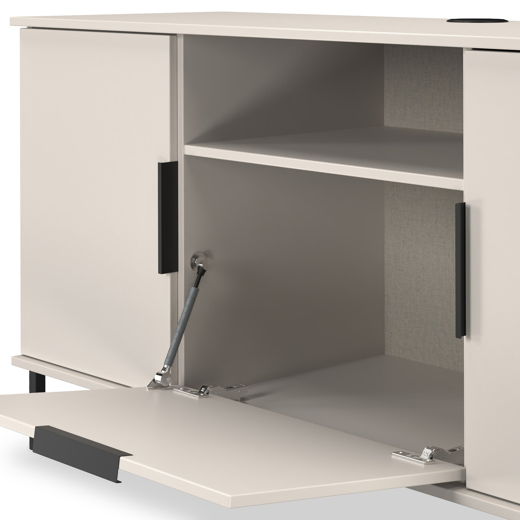 Ashbourne Multi Media TV Unit Cashmere Matt from Roseland Furniture