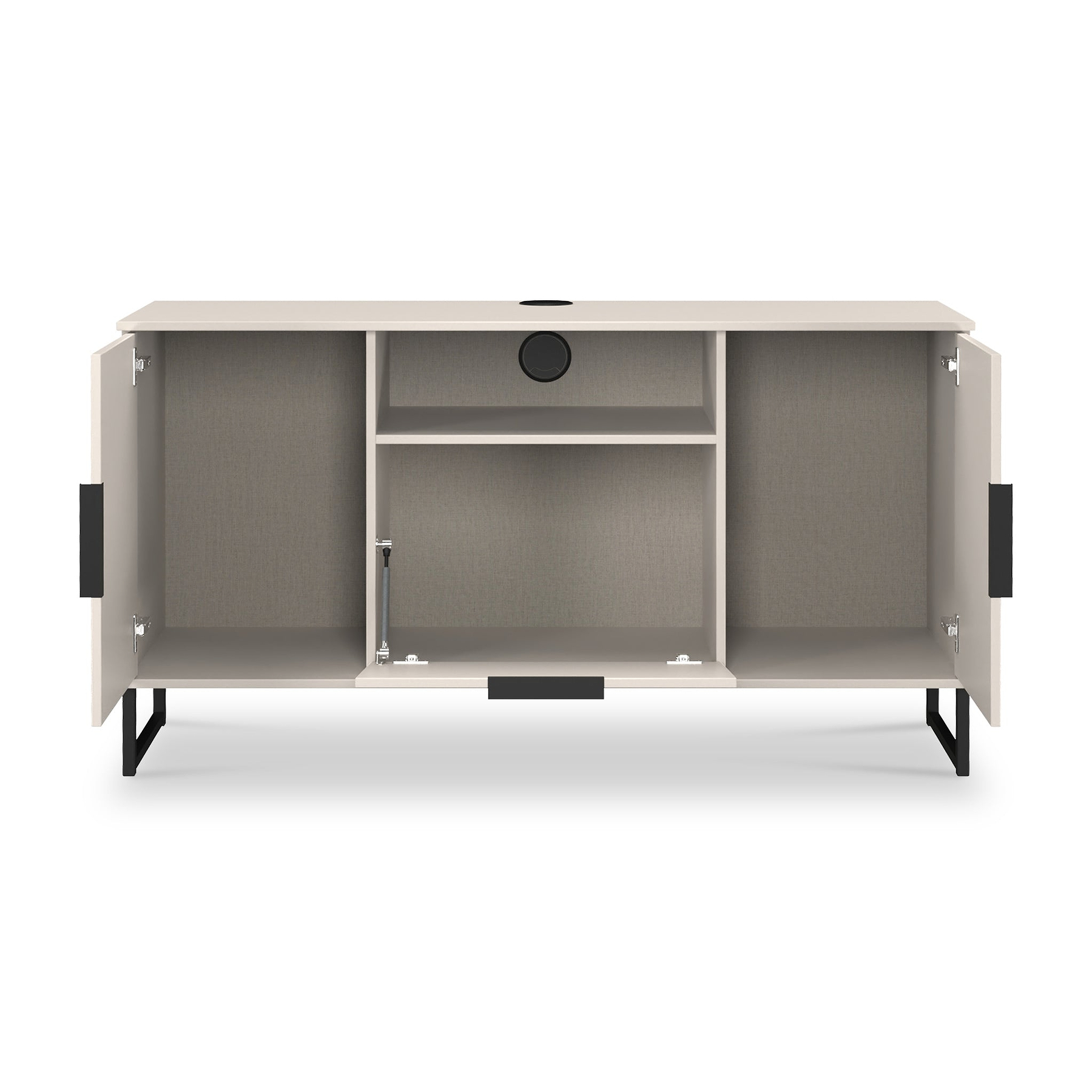 Ashbourne Multi Media TV Unit Cashmere Matt from Roseland Furniture