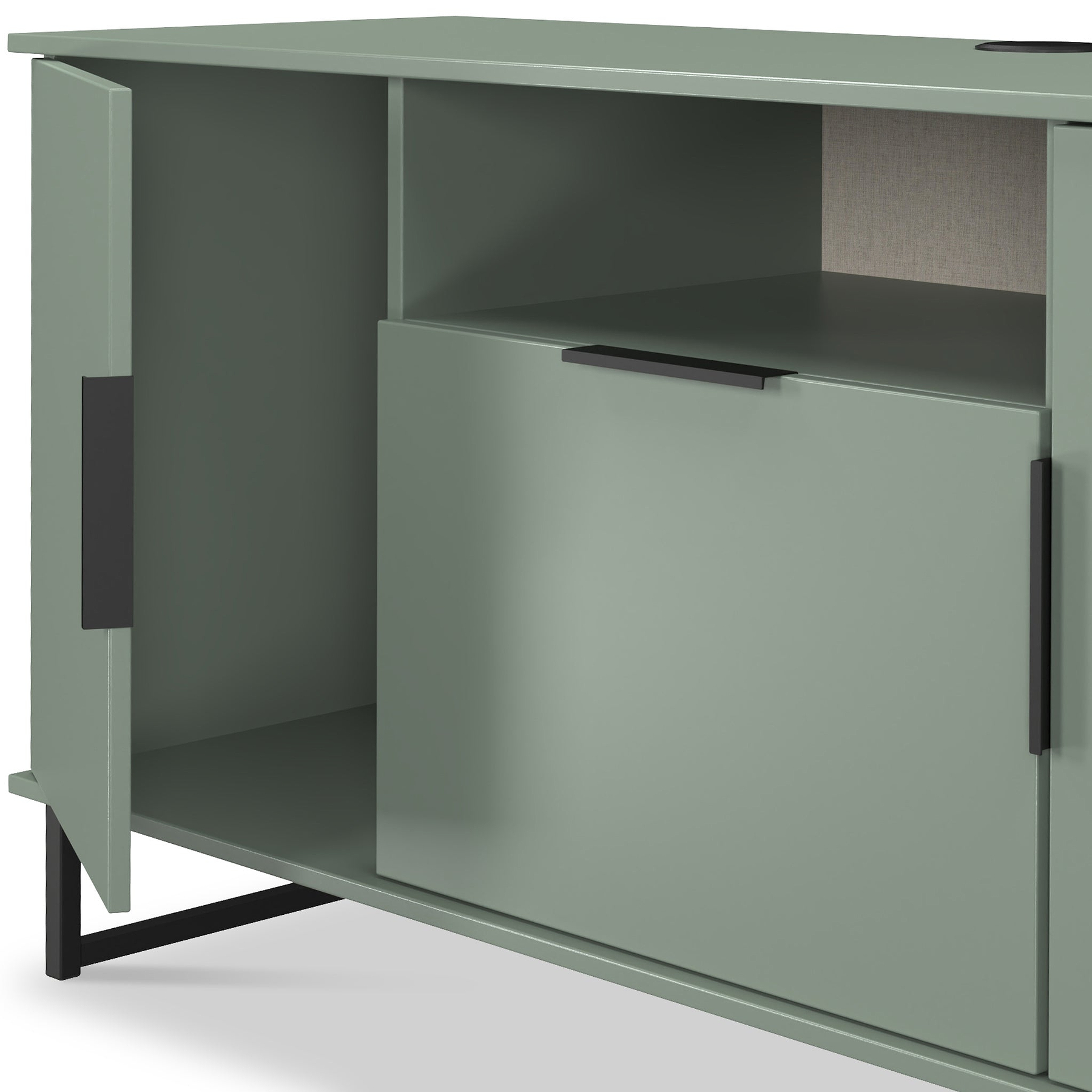 Ashbourne Multi Media TV Unit Reed Green from Roseland Furniture