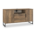 Ashbourne Multi Media TV Unit Vintage Oak from Roseland Furniture