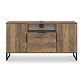 Ashbourne Multi Media TV Unit Vintage Oak from Roseland Furniture