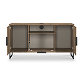 Ashbourne Multi Media TV Unit Vintage Oak from Roseland Furniture