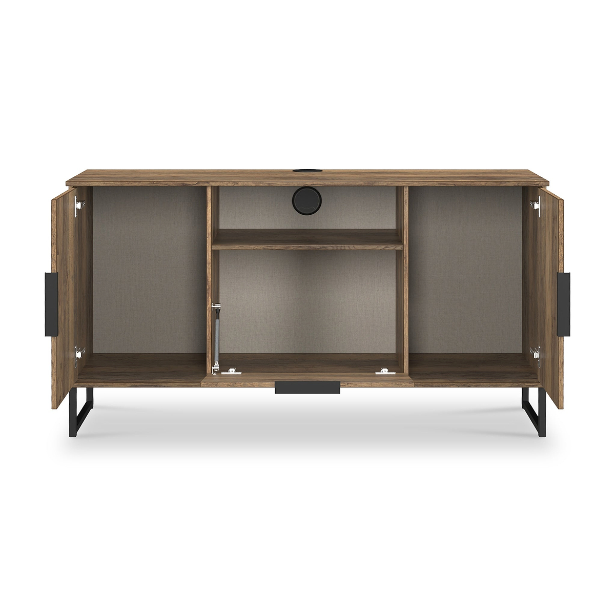 Ashbourne Multi Media TV Unit Vintage Oak from Roseland Furniture