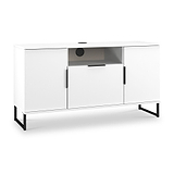 Ashbourne Multi Media TV Unit White Matt from Roseland Furniture