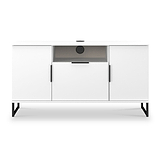 Ashbourne Multi Media TV Unit White Matt from Roseland Furniture