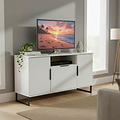 Ashbourne Multi Media TV Unit White Matt from Roseland Furniture