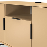 Ashbourne Multi Media TV Unit Yellow Matt from Roseland Furniture