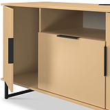 Ashbourne Multi Media TV Unit Yellow Matt from Roseland Furniture