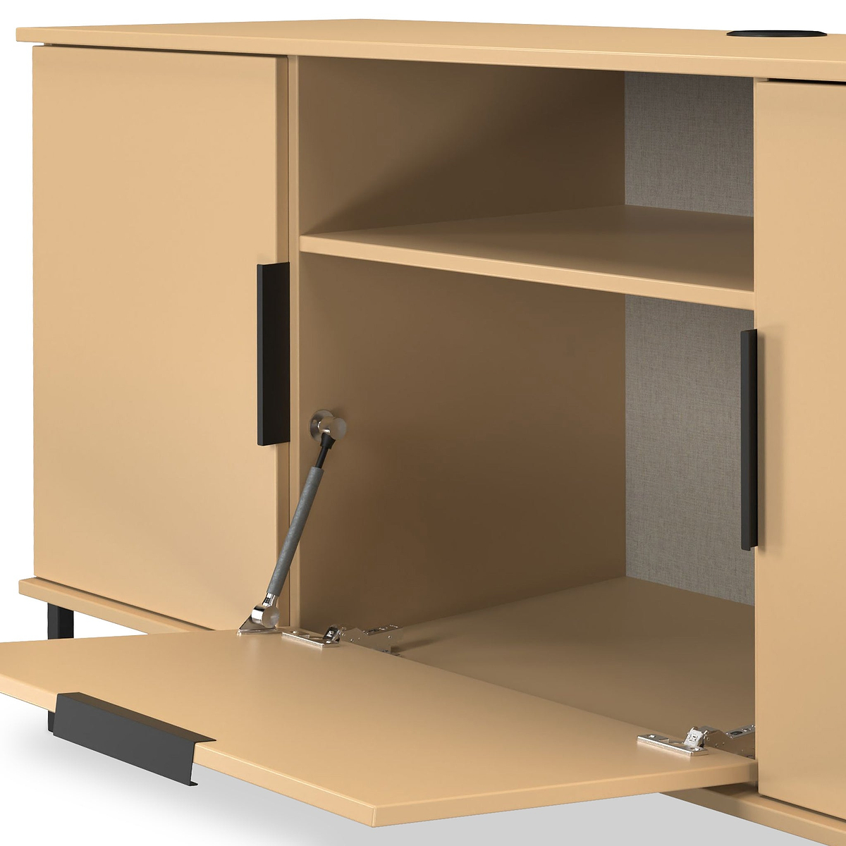 Ashbourne Multi Media TV Unit Yellow Matt from Roseland Furniture