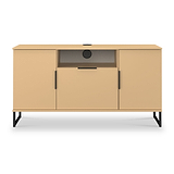 Ashbourne Multi Media TV Unit Yellow Matt from Roseland Furniture