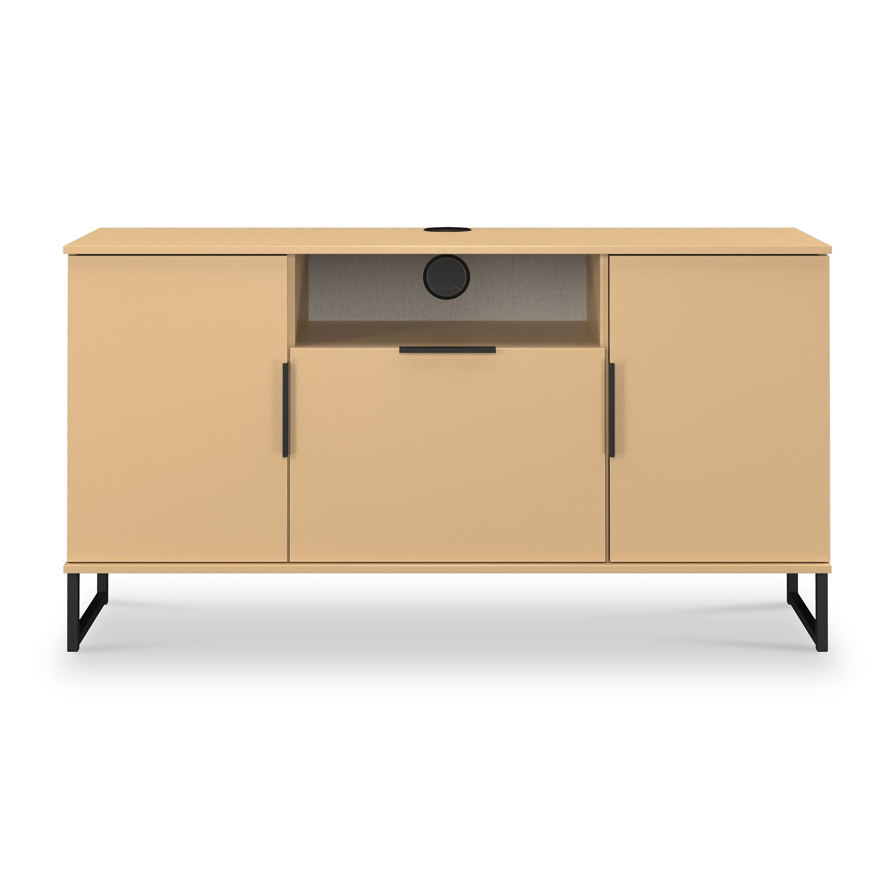 Ashbourne Multi Media TV Unit Yellow Matt from Roseland Furniture