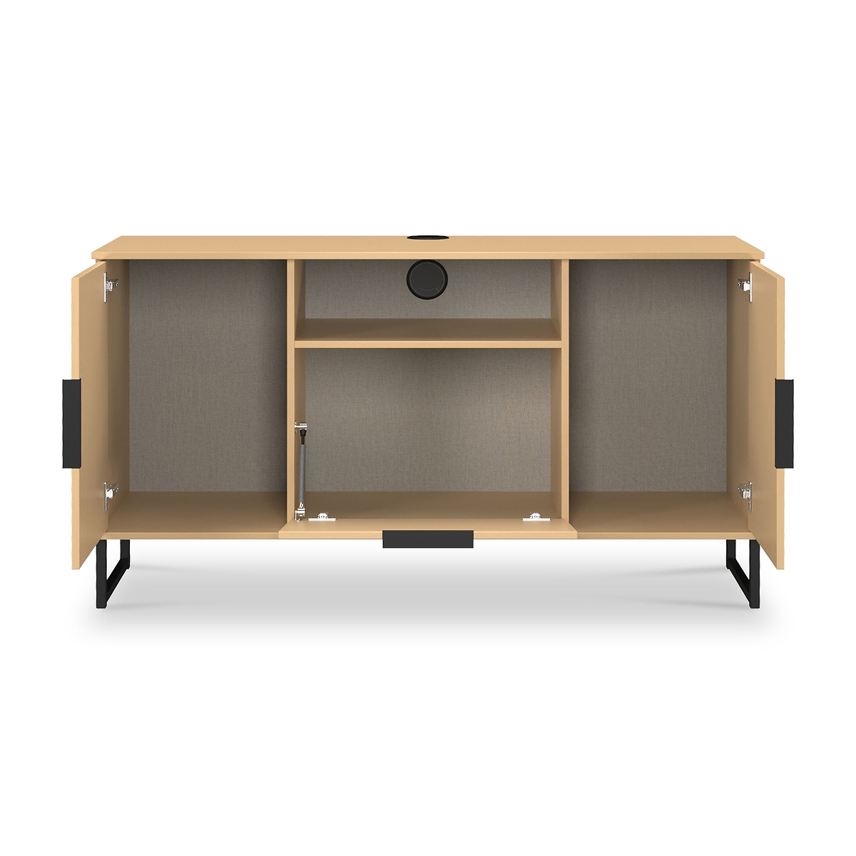 Ashbourne Multi Media TV Unit Yellow Matt from Roseland Furniture