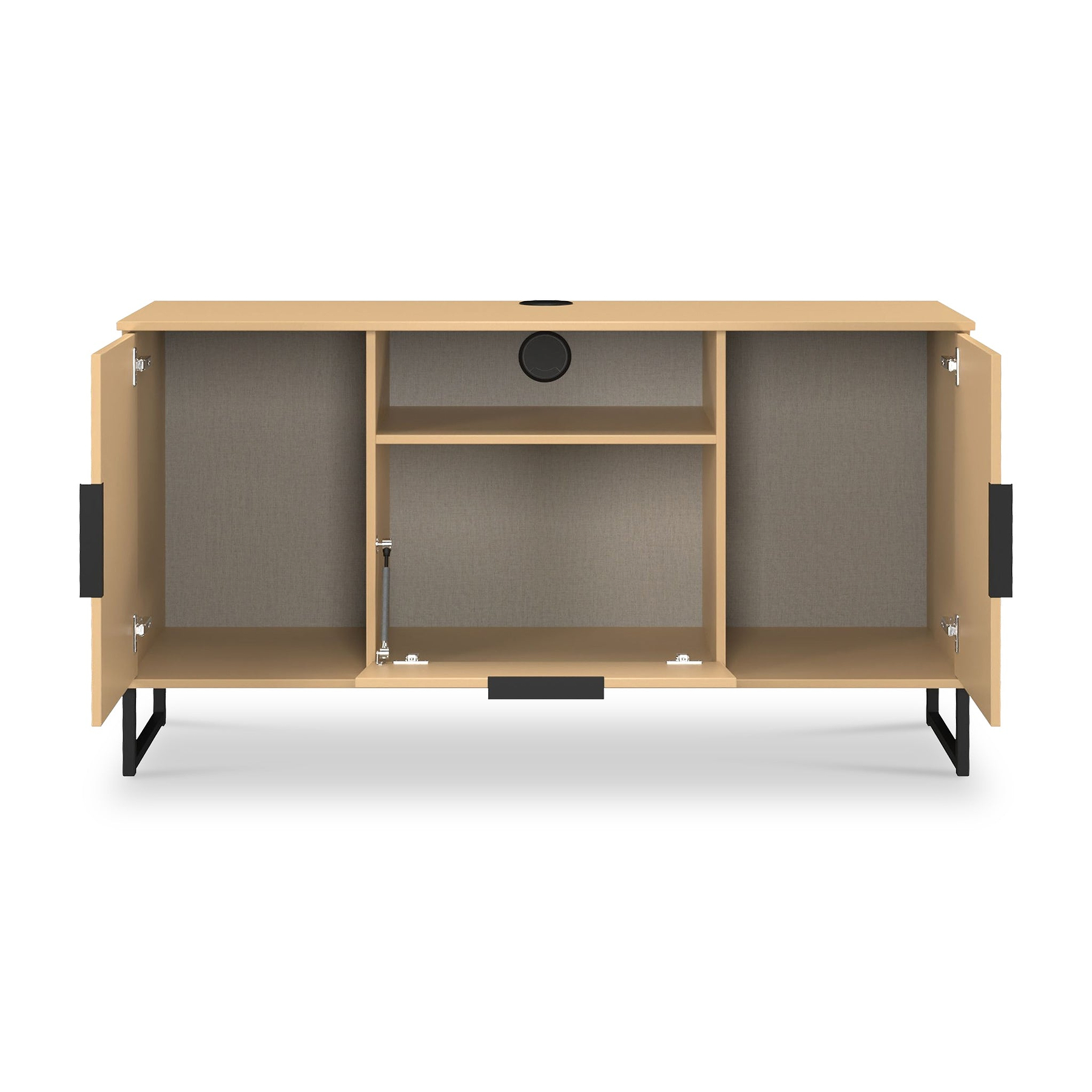 Ashbourne Multi Media TV Unit Yellow Matt from Roseland Furniture