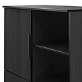 Ashbourne Cabinet Black Ash from Roseland Furniture