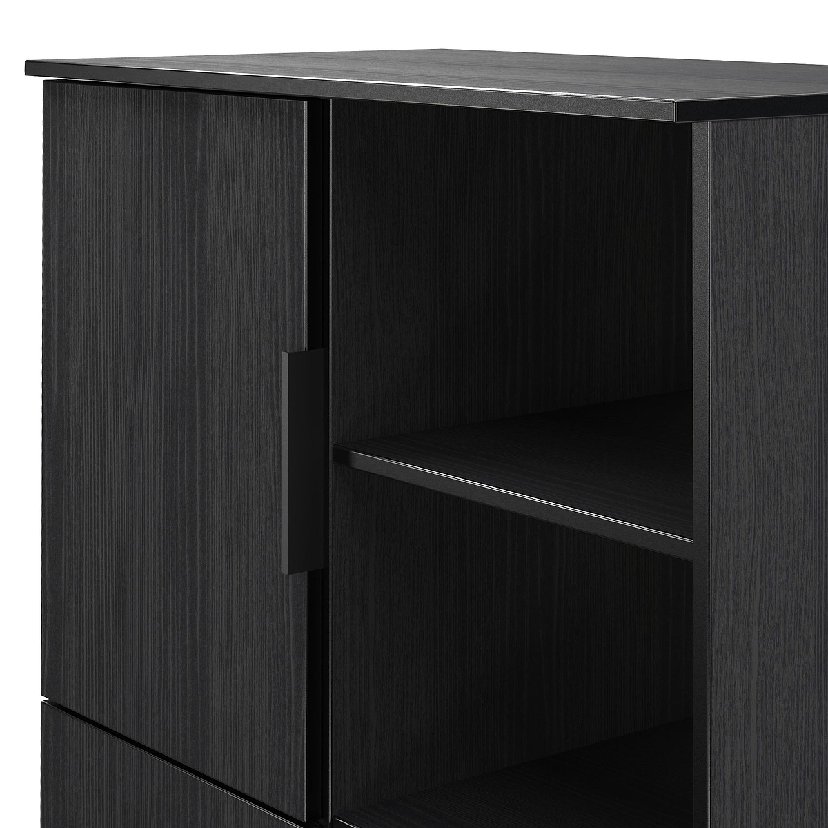 Ashbourne Cabinet Black Ash from Roseland Furniture